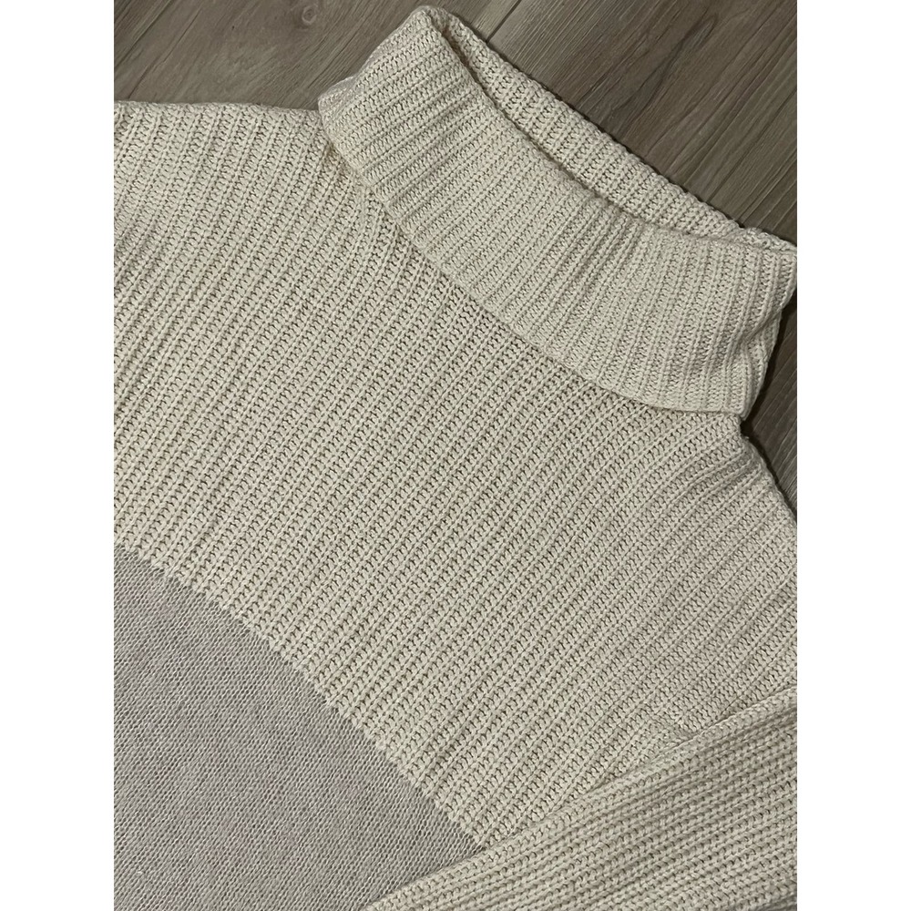 Cynthia Rowley Cream Turtleneck Sweater,‎ S, #455-R